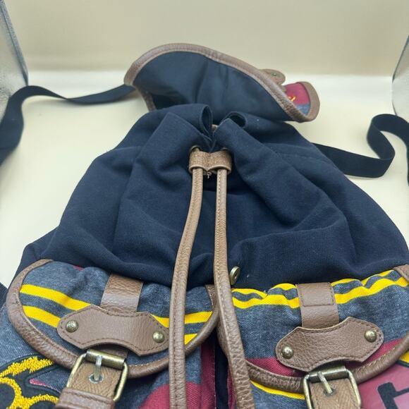 Harry Potter Unisex Hogwarts Alumni Gryffindor Backpack Red Gold Wizarding World - Picture 10 of 11